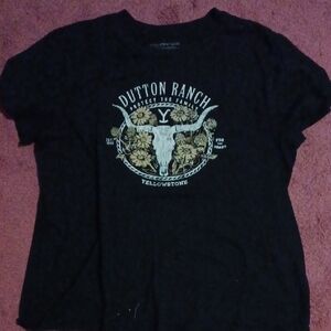 Dutton Ranch Black Graphic Tee
